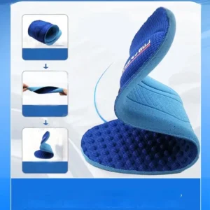 cushioned insoles Soft and comfortable in blue color