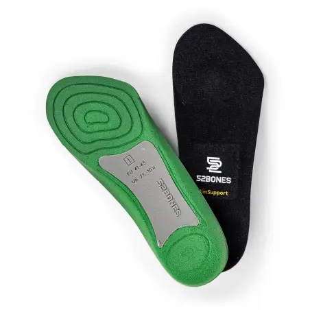 Cushioned Insoles in green & black color