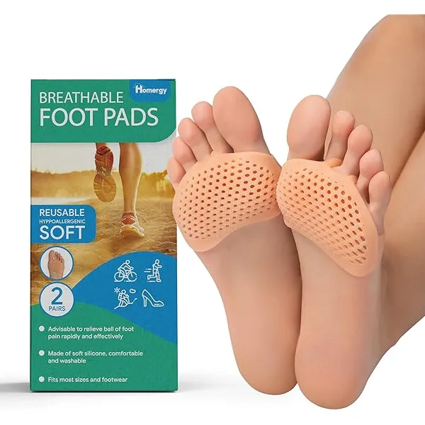 Brison Ball of Foot Gel Pads For Dress Shoes and Narrow Footwear