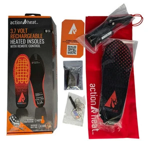 3.7 Volt Rechargeable Heated Insoles, box insole charger and controller